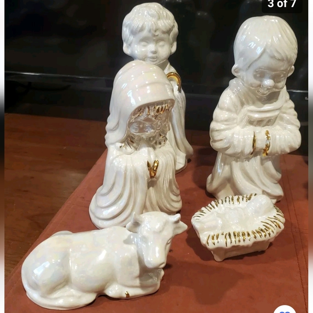 Signed Vintage 1975 Arnel's Ceramic Nativity - Picture 2 of 4
